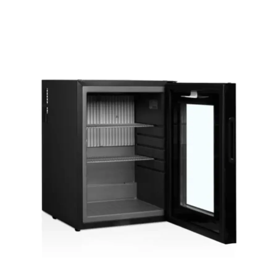 Minibar-Kühlschrank | schwarz | Schloss | 36L | 312 x 250 x 455 mm
