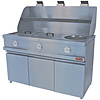 HorecaTraders Deep fryer Gas 3 x 13 liters