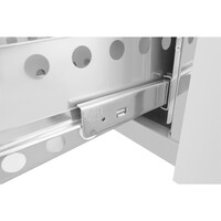 Polar U-Serie Kühlwerkbank 1 Tür 4 Schubladen 358 Liter