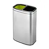 HorecaTraders Poubelle EKO oli-Cube | toit ouvert | 20 + 20 litres