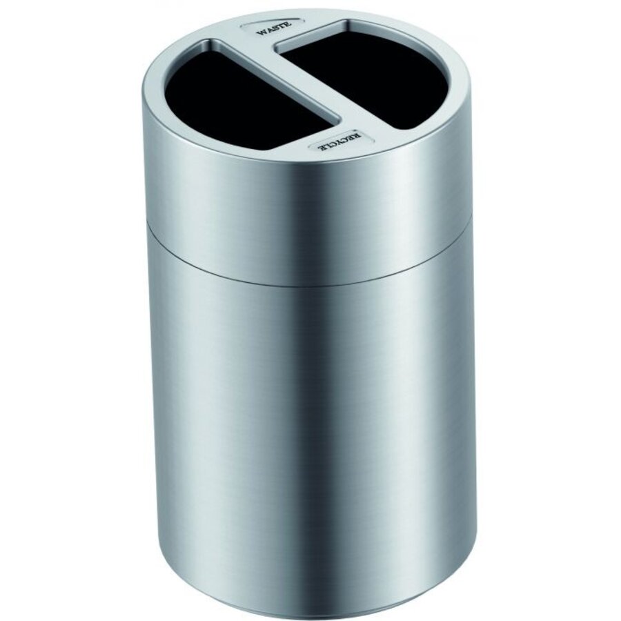 Poubelle de recyclage grande capacité, 2x60 litres
