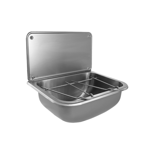  HorecaTraders Pouring tray | Stainless steel | 455 x 340 x 217mm 