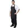 HorecaTraders Halter apron black polycotton 66 (w) x 80 (l) cm (2 pieces)