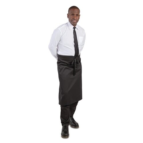  HorecaTraders Standard apron black polycotton 91.5 (w) x 76.2 (l) cm 