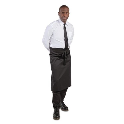  HorecaTraders Standard apron black polycotton 91.5(w)x 76.2(l)cm 