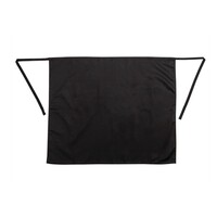 Standard apron black polycotton 91.5 (w) x 76.2 (l) cm
