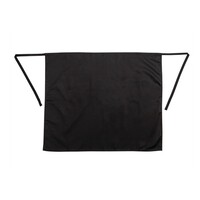Tablier standard en polycoton noir 91,5 (l) x 76,2 (l) cm
