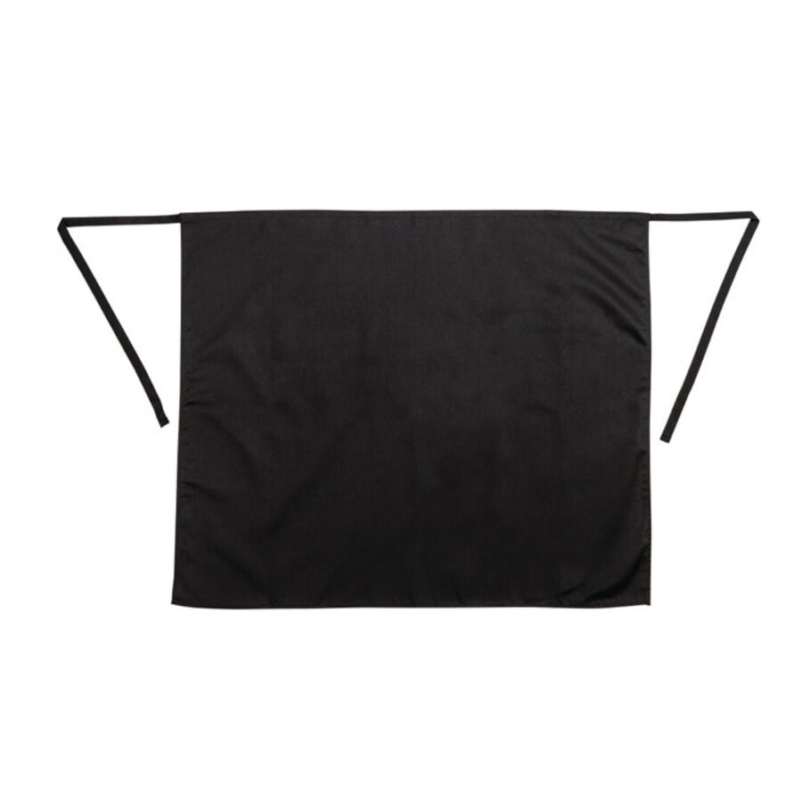 Standardschürze, schwarz, Polycotton, 91,5 (B) x 76,2 (L) cm