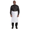 HorecaTraders Standard apron white polycotton 91.5(w)x76.2(l)cm