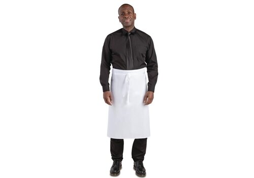  HorecaTraders Standard apron white polycotton 91.5(w)x76.2(l)cm 