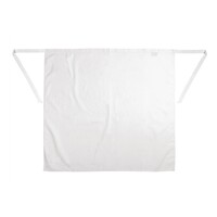 Tablier standard en polycoton blanc 91,5 (l) x 76,2 (l) cm