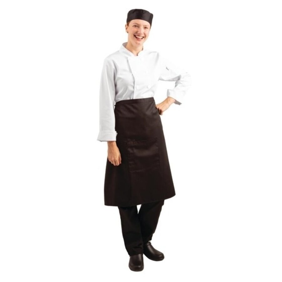 Standard Bistroschürze schwarz Polycotton 100(b)x70(l)cm
