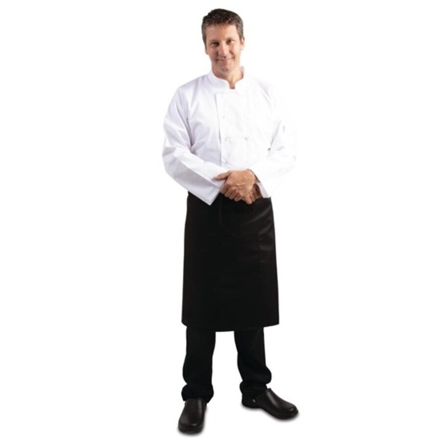 Standard Bistroschürze schwarz Polycotton 100(b)x70(l)cm