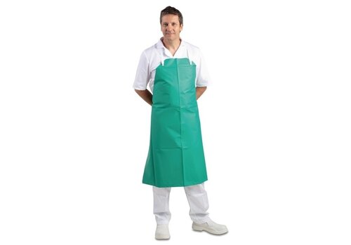  HorecaTraders Halter apron green PVC nylon 91.4 (w) x 106.7 (l) cm 