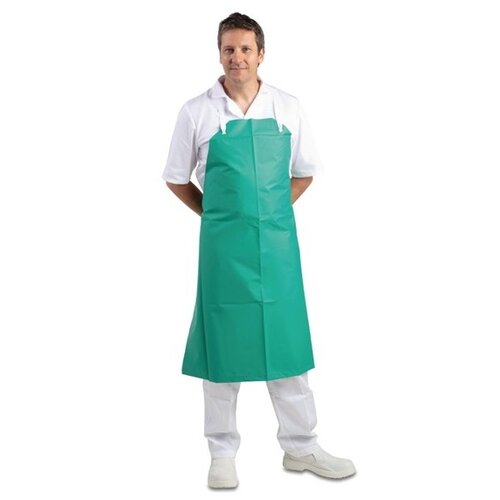  HorecaTraders Halter apron green PVC nylon 91.4 (w) x 106.7 (l) cm 