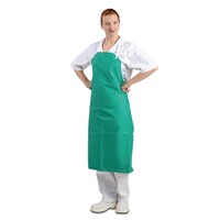 Halter apron green PVC nylon 91.4 (w) x 106.7 (l) cm