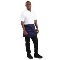 tablier court bleu foncé 37,5(l)x75(l)cm