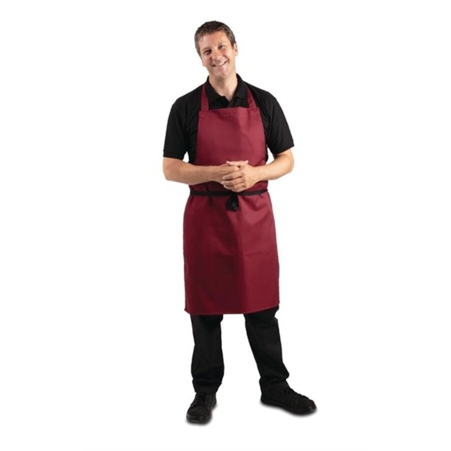 Neckholder-Schürze bordeaux 71,1(B)x96,5(L)cm
