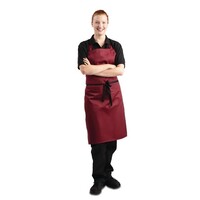 Halter apron bordeaux 71.1(w)x96.5(l)cm