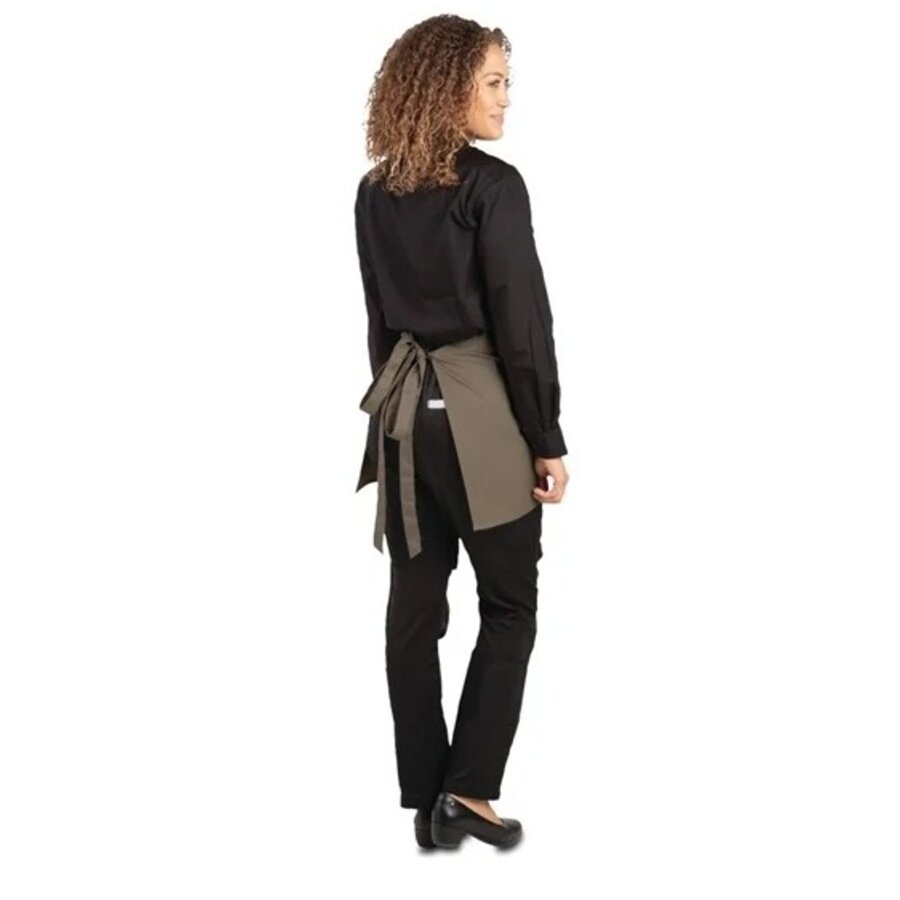 Tablier court marron clair 37,3(l)x75(l)cm