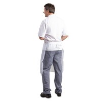 Tablier imperméable blanc 71,1 (l) x 101,6 (L) cm