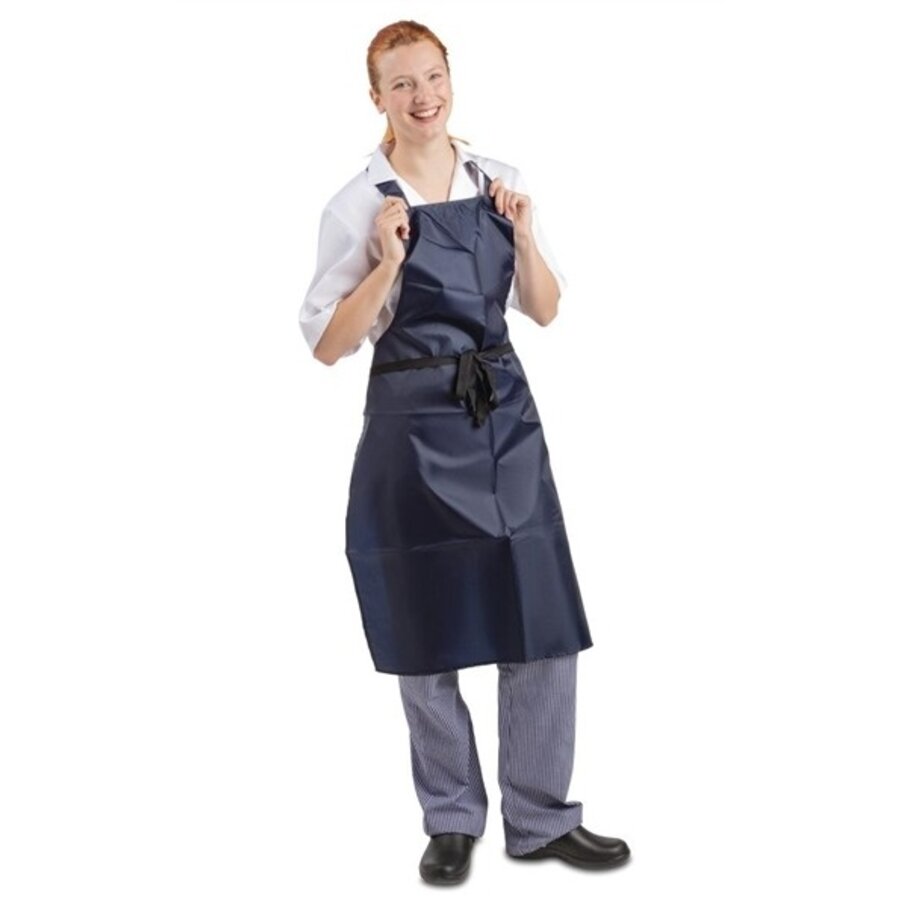 Waterproof apron blue 71.1(w)x101.6(l)cm