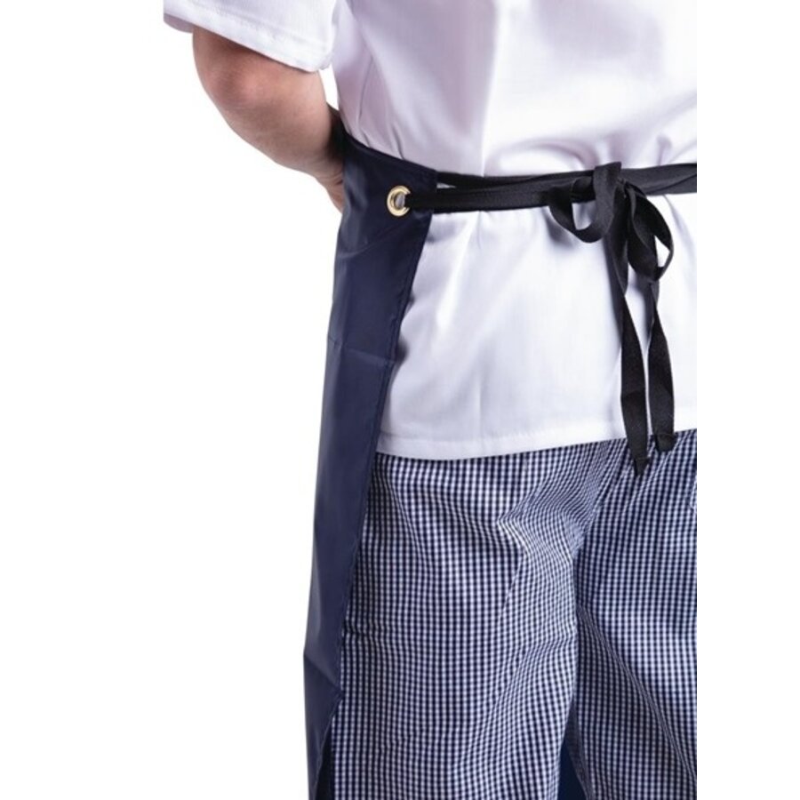 Waterproof apron blue 71.1(w)x101.6(l)cm