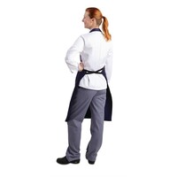 Tablier licou bleu foncé 71,1(l)x96,5(l)cm