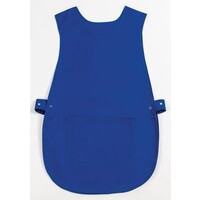 Overgooierschort met zak royal blue