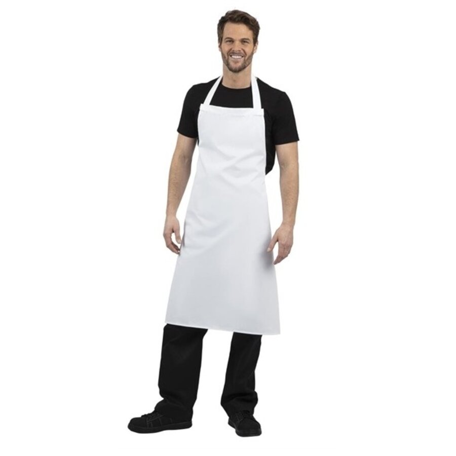 Tablier licou blanc XL 91,5(l)x106,6(l)cm