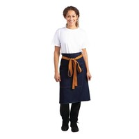 Southside bistro apron blue denim 90x100cm