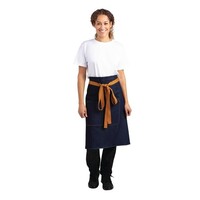 Tablier de bistro Southside bleu denim 90x100cm