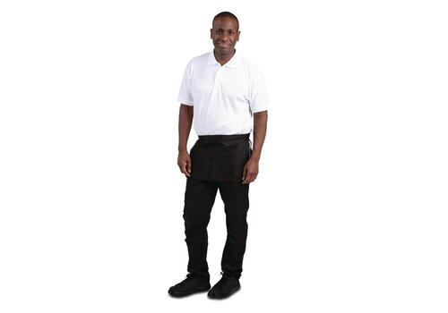  HorecaTraders Tablier porte-monnaie unisexe noir 