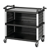 HorecaTraders Serving trolley | three-sided upholstery | silent