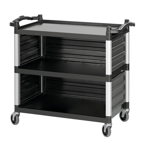  HorecaTraders Serving trolley | coated on three sides | quiet 