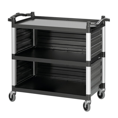  HorecaTraders Serving trolley | three-sided upholstery | silent 
