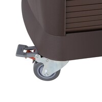 Servierwagen aus Polypropylen mit 3 Ablagen