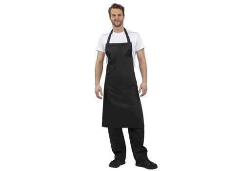  HorecaTraders Tablier licou en polycoton noir XL 