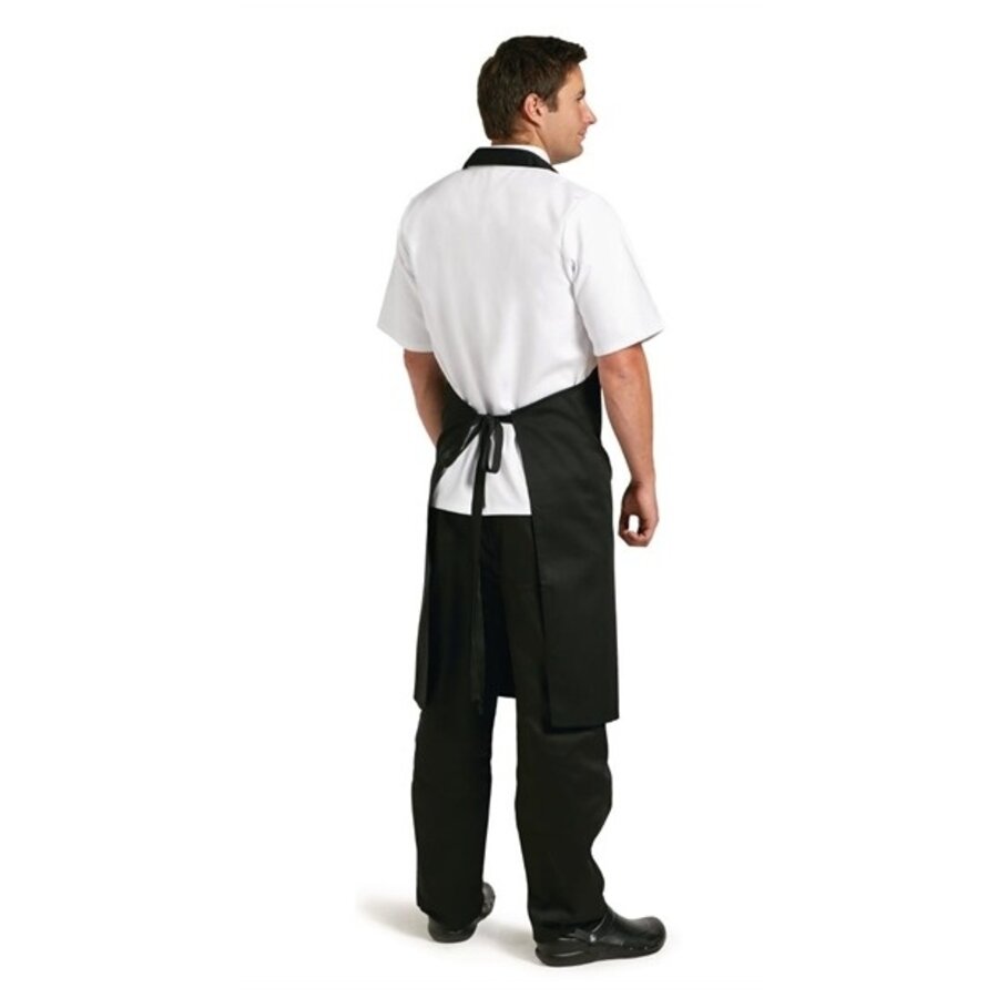 Polycotton halter apron black XL