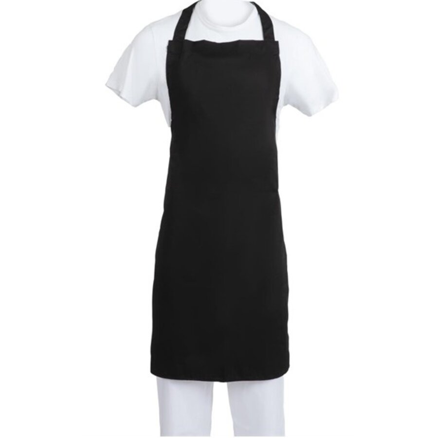 Polycotton halter apron black XL