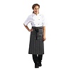 HorecaTraders Tablier standard à rayures noires et blanches