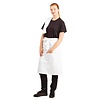 HorecaTraders Standard Bistroschürze weiß