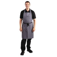 Polycotton apron grey