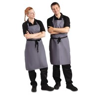 Polycotton apron grey