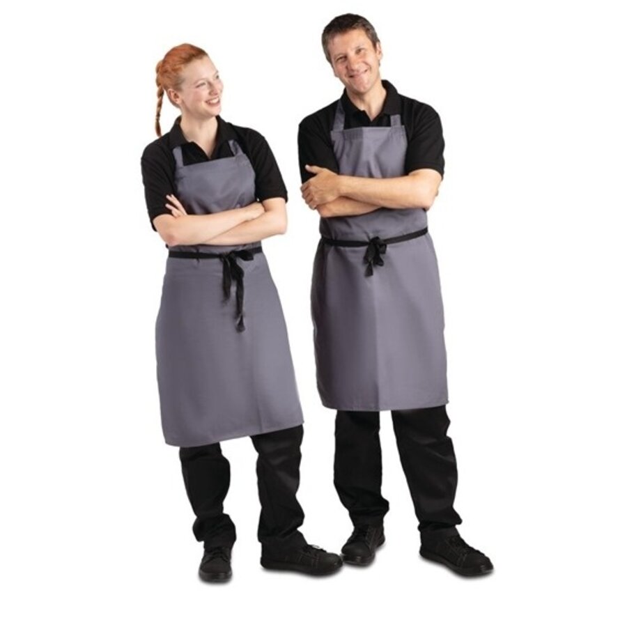 Polycotton apron grey
