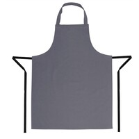 Polycotton halter apron gray