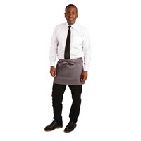 Short grey apron