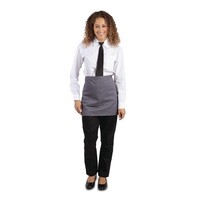 Short grey apron