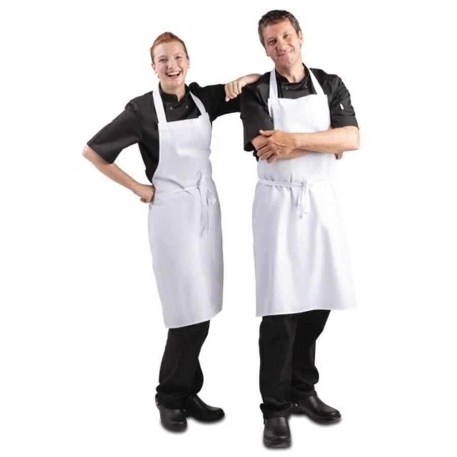 Polycotton apron white