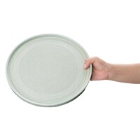 Cavolo flat round plate soft green 27cm (4 pieces)